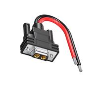 Geavonyg 40A DB2W2 Power Plug Connector 2pin Gold Contactors and Flexible Silicone Wire for Reliabled Use