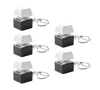 Geavonyg 5Pcs Switches Tester Mechanical Accessory Portable Stress Relief Toy Keychain Included Gift Pocket Stress Reliever