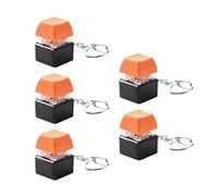 Geavonyg 5Pcs Switches Tester Mechanical Accessory Portable Stress Relief Toy Keychain Included Gift Pocket Stress Reliever