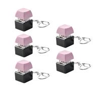 Geavonyg 5Pcs Switches Tester Mechanical Accessory Portable Stress Relief Toy Keychain Included Gift Pocket Stress Reliever