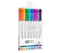 Geavonyg 8 Color Whiteboard Marker Refillable Colored Water Based Inks Quick Drying Pen For School Office