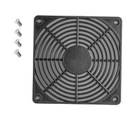 Geavonyg ABS 12Cm PCs Fan Protective Grille Cover for Airflows and Noise Reduction Comes with Screws ABS Fan Security Net