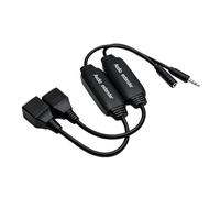 Geavonyg Alternative Auditory Extension Cord Utilizing Existing Networking Infrastructure for Seamlessly Use PVC Sound Adapter