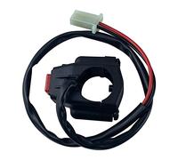 Geavonyg ATV Motorcycle Start Horn Off Stop Switch Button Motorbike Accessories With Square Cannula Connector Momentary Push On/off Power Switchs Engine Starter Motocross