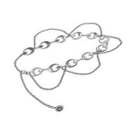 Geavonyg Body Jewelry Waist Chain with Moons and Star Pendant Suitable for Stylish Women Enhancing Look with Dresses Stylish Waist Jewelry