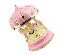 Geavonyg Carousels Music Box with Colorful Light Musical Horse Figurines Home Decorations Christmas Valentines Day Birthday Gift Carousels Music Box