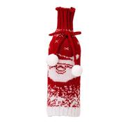 Geavonyg Christmas Wine Bottle Covers Attire for Festive Celebrations for Home Cafe Or Restaurant Beautiful Cover Woven Bags