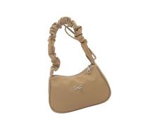Geavonyg Contemporary Textured Handheld Bag Multi Functional Compartments Practical Fabric Underarm Bag for Work Daily Casual Work Handbag