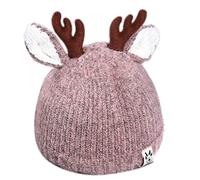 Geavonyg Cute Woolen Hat Christmas Antlers Cute Infant Children For Creative Boys Girls Halloween Costume P Knitted Hats For Men Women Baby Boy Girls For Patterns Newborn Photography Men