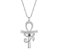 Geavonyg Dainty Eye Pendant Necklace, Vintage Jewelry | Gold Evil-Eye Pendant, Ancient Egyptian Clavicle Chain, Jewellery Gifts for Women Mother Christmas