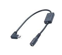 Geavonyg DC5.5x2.1mm Female to Type C Male 5V3A Charging Cable for Routers Camera Phone Driving Record with Protections Direct Current to Type C Adapter Cable