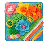 Geavonyg Dog Snuffle Training Mat For Various Breeds Colorful Dog Sniff Pad Natural Foraging Skills And Reduces Pet Boredom Sniffing Carpet Mat
