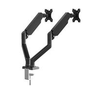 Geavonyg Duty Double Monitor Stand for 17-32inch Screens with Full Motion Articulating Arms Rotatable Display Stand