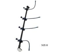 Geavonyg Expandable Christmas Decoration Tool Set 4 Metal Hooks Adjustable Length for Door Wall Decor Plant Proprietary