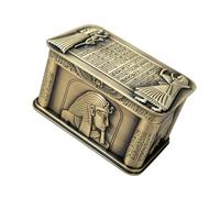 Geavonyg Exquisite Kirsite Jewelry with Egyptian Mythology Sphinx Design for Collectors Handcrafted Jewelry Container