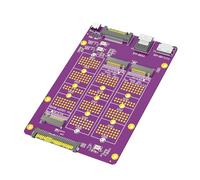 Geavonyg Fast Speed Data Transfer HDDs Adapter Card Supporting SFF 8611 8654 And 8639 Interfaces For Enhanceds Performances SSDs Performances Testing Tool