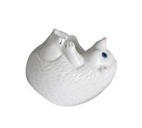 Geavonyg Funny Hedgehogs Holder Ceramic Cup Tableware For Kids Breakfast Quick-Clean Succulents Pot Home Decoration Breakfast Eggs Holder With Animal Design
