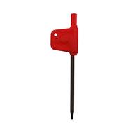 Geavonyg High Strength Force Red Flag Wrench Standard CNC-Tool Holder Screw Multifunctional Carbon Steel Holders Organizers for Box Standard and Metric Extender Craftsman-t Handle