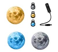 Geavonyg Interactive Universe Projector with Planet Display Via USB for Ceiling Mapping Room Modifiable Star Lamp