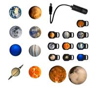 Geavonyg Interactive Universe Projector with Planet Display Via USB for Ceiling Mapping Room Modifiable Star Lamp