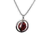 Geavonyg Lightweight and Sturdy Stainless Steel Chain Featuring Rotatable Sports Balls for Active Enthusiasts Comfort Fit Sports Ball Necklace