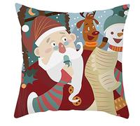 Geavonyg Merry Christmas Pillowcase Throw Pillow For Case Cushion CoverHome Decorati Cushion Cover
