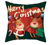 Geavonyg Merry Christmas Pillowcase Throw Pillow For Case Cushion CoverHome Decorati Cushion Cover