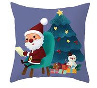 Geavonyg Merry Christmas Pillowcase Throw Pillow For Case Cushion CoverHome Decorati Cushion Cover