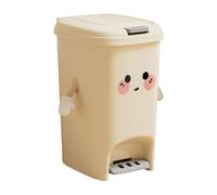 Geavonyg Modern Trash Can Double Lid Garbage Bin With Double Opening Way 8L 10L 15L For Kitchen And Office Use Foot Operated Garbage Can
