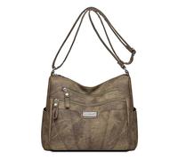 Geavonyg Mom's Must Have Soft Leather Crossbody Bag Lightweight And Versatile Shoulder Bags For Daily Use And Travel Fashionable And Functional Crossbody Bag