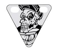 Geavonyg Motorcycle Reflector 300 Meters Warning Ranging Multiple Pattern Enhanced PP Construction Long Distance Bike Sign
