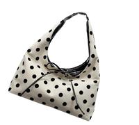Geavonyg Polkas Dot Toted Bag For Women Hobos Bags Trendy Shoulder Handbag Satchel Slouchy Purses For Travel Work Commute Slouchy Purses