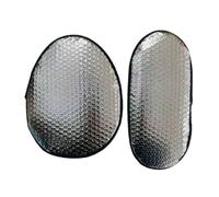 Geavonyg Polyethylene Motorcycle Seat Pad All-Season Weatherproof Cover With Refrigerating Layer For Heat And Riding Against Slip Passenger Chair Defender