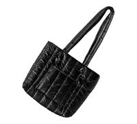 Geavonyg Practical Cotton Handbag With Spacious Storage Padded Shoulder Purse Puffer Underarm Bag Suitable For Various Occasion Stylish Puffer Handbag