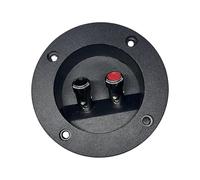 Geavonyg Professional Terminals Cup 75/82 / 90mm Mounting Hole Spring Binding BiWiring Copper Alloy OFC Coppers Speakers Binding Post