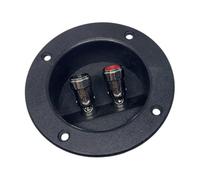Geavonyg Professional Terminals Cup 75/82 / 90mm Mounting Hole Spring Binding BiWiring Copper Alloy OFC Coppers Speakers Binding Post