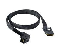 Geavonyg Right Angled MiniSAS 8643 To SFF 8087 Internal Cable For Server And Hard Drives Connection With Coaxials Interfaces Coaxials Interfaces Cable