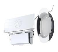 Geavonyg Satellite Internet Holder Space Saving Wall Mount Easy Installation Router Wall Mount with Wire Organizers Cable Management