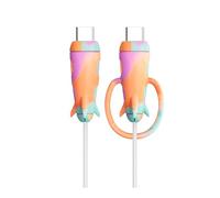 Geavonyg Silicone Data Line Cover and Holder Set for TangleFree Cable Management for Home or Offices Unraveled Cable Tie