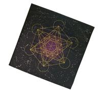 Geavonyg Small Jewelry Dices Card Gift Bag Tablecloth Drawstring Pouches Runes Decorative Tarot Game Oracles Card Stored Tarot Deck Storage Bag