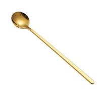 Geavonyg Stainless Steel Coffee Spoon Round For Head Korean Vintage Teaspoons Easy To Use And Clean Tableware M For Tea