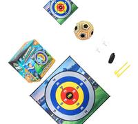 Geavonyg Sticky Football Activity Mat with 9 Scoring Sections for Safe and Enjoyable Recreation Multi Purpose Soccer Training Tool