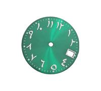 Geavonyg Stylish Arabic Numeral Watch Dials for Watch Movement Enthusiasts Multiple Color Option 28.5mm Diameter