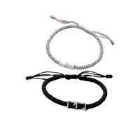 Geavonyg Stylish Bamboos Interwoven Bracelets Braided Wrist Chain Charm For Couples On Anniversaries Or As Daily Adornments Handmade Woven