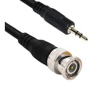 Geavonyg Testing Measurement BNC to 3.5mm Adapters Cable 1Meter for Oscilloscopes Spectrum Analyzers Signals Analysis Coppers Construction BNC Male Female Cable