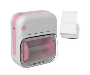 Geavonyg Thermals Printer With Rechargeable Battery For Note Photos And Labels Includes 1 Roll Paper Portable Error Correction Printer