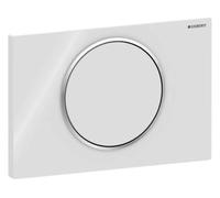Geberit Flush Plate Sigma10 White/Chrome Plastic 164 x 246 x 14mm 115758KJ5