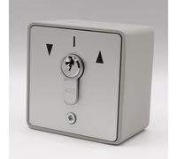 GEBA MS APZ 1-2T - Universal wall switch - 2 pulse functions - PN: 107.1301.10-3 keys - 2 NO pulse outputs - European barrel + 1 Goodies DOMOBIP