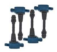 GEBANMR 22448-AX001 4pcs Set Ignition Coils Replacement for Nissan Micra III (K12) 1.2 1.4 2003-2010 NOTE (E11, NE11) 1.4 2006-2012
