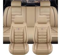 GEBBEM Car Seat Cover Sets for Land Rover Range Rove 5seats (L405) 2013 2014 2015 2016 2017, Car Seat Covers Full Set Front and Rear Full Surround Custom Interior Accessories,Beige